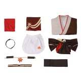 Genshin Impact Kaedehara Kazuha Kimono Maid UUstyle® Cosplay Costume Halloween Carnival Outfit