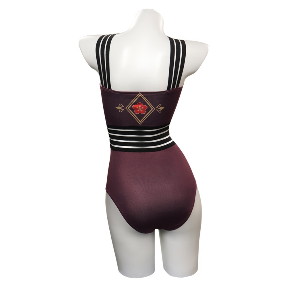 Genshin Impact HUTAO Original Design Swimsuit One Piece Swimwear UUstyle® Cosplay Costume Halloween Carnival