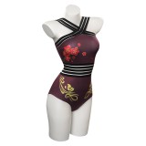 Genshin Impact HUTAO Original Design Swimsuit One Piece Swimwear UUstyle® Cosplay Costume Halloween Carnival