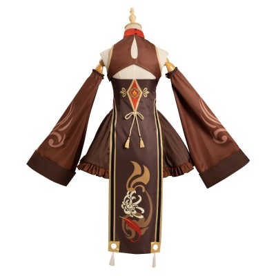 Genshin Impact Hu Tao Zombie Dress UUstyle® Cosplay Costume Halloween Carnival Outfit