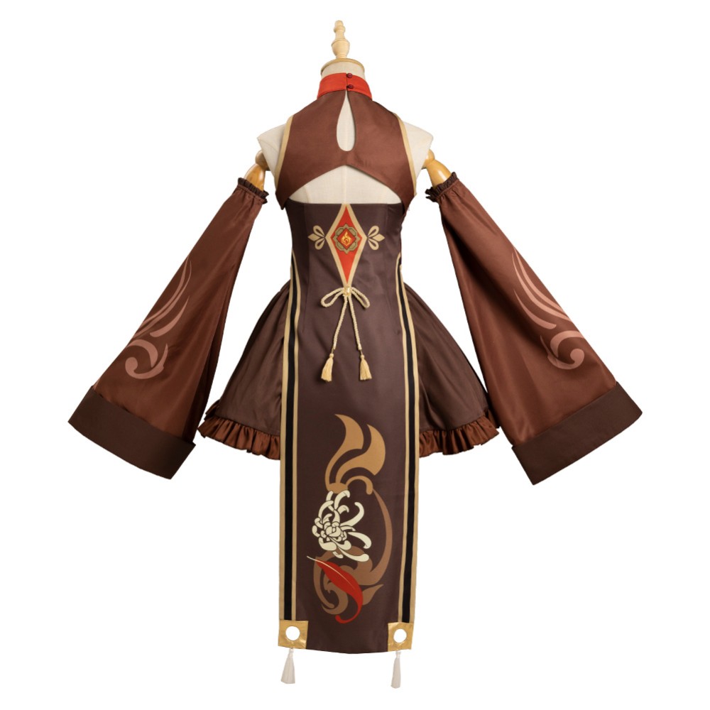 Genshin Impact Hu Tao Zombie Dress UUstyle® Cosplay Costume Halloween Carnival Outfit