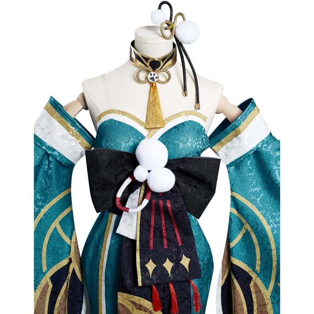 Genshin Impact Hina / Gorou Skirt Dress Festival Christmas Cosplay Costume Halloween Carnival