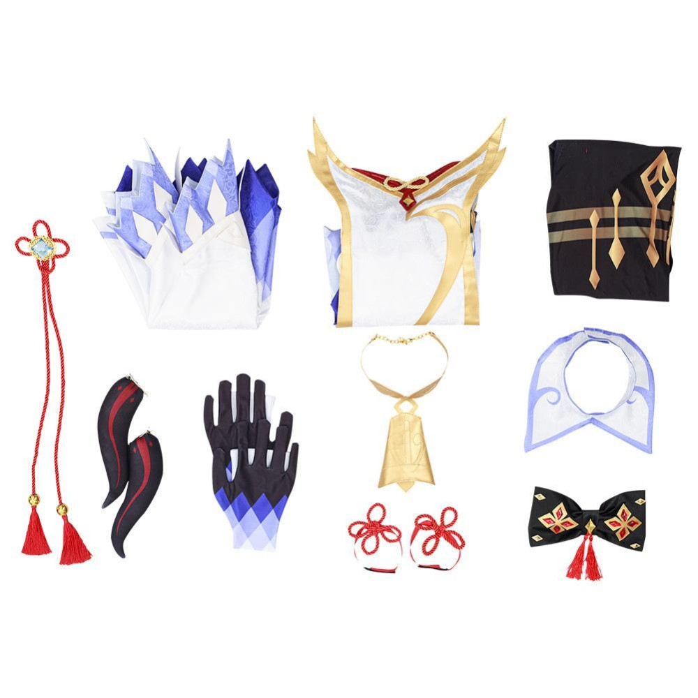 Genshin Impact - GanYu Jumpsuit Suit Cosplay Costume Halloween Carnival Outfit