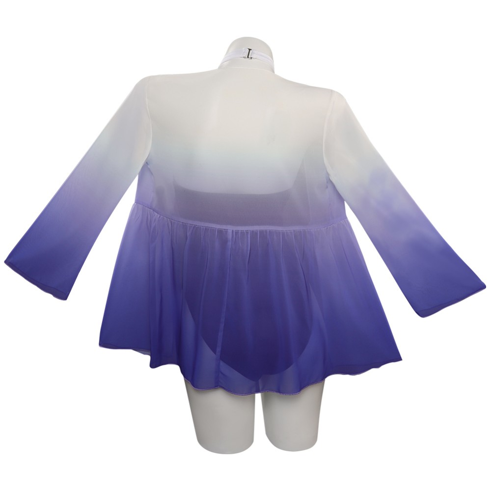 Genshin Impact Ganyu Swimsuit Party Disguise Suit Cosplay Costume Halloween Carnival Outfit