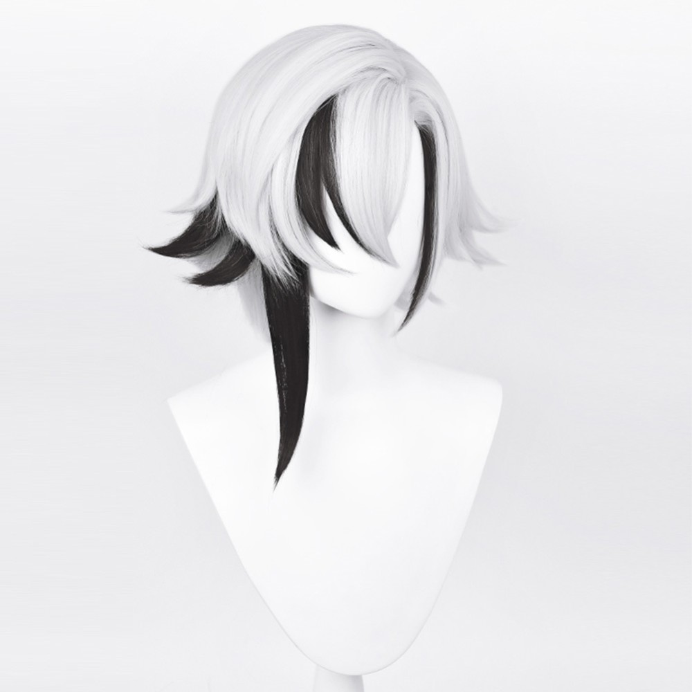 Genshin Impact Fatui Arlecchino Wig Hair Party Props Cosplay Costume Halloween Carnival