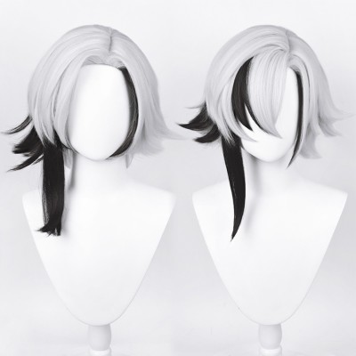 Genshin Impact Fatui Arlecchino Wig Hair Party Props Cosplay Costume Halloween Carnival