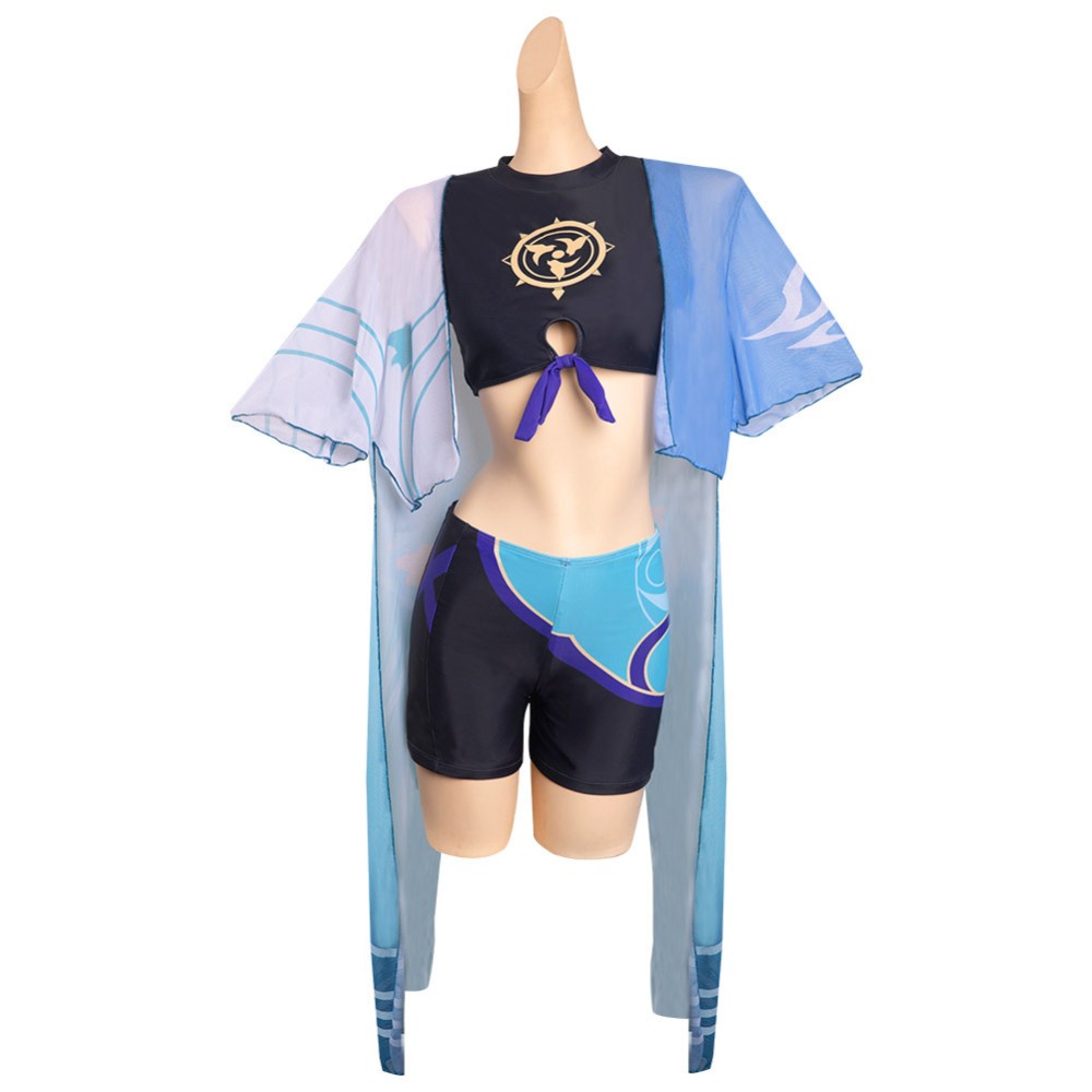Genshin Impact Swimsuit Suit Cosplay Costume Halloween Carnival Outfit