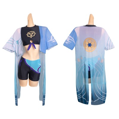 Genshin Impact Swimsuit Suit Cosplay Costume Halloween Carnival Outfit