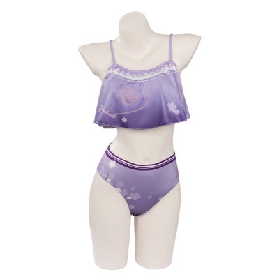 Genshin Impact Baal Raiden Shogun Party Swimsuit Set Festival UUstyle® Cosplay Costume Halloween Carnival