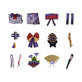 Genshin Impact Baal Raiden Shogun Skirt Dress Festival Christmas Cosplay Costume Halloween Carnival