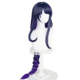 Genshin Impact Baal Wig Heat Resistant Synthetic Hair Party Cosplay Costume Halloween Carnival