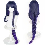 Genshin Impact Baal Wig Heat Resistant Synthetic Hair Party Cosplay Costume Halloween Carnival