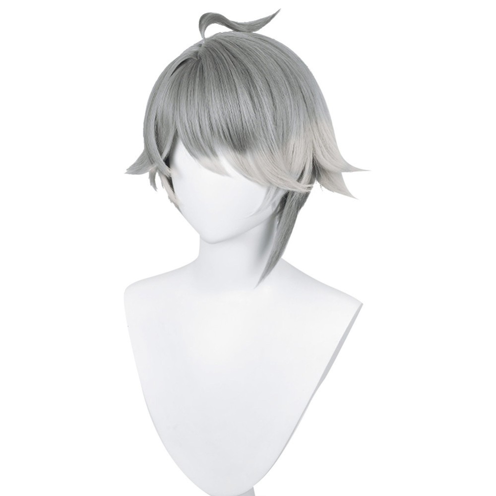 Genshin Impact AlHaitham Wig Hair Party Props Cosplay Costume Halloween Carnival