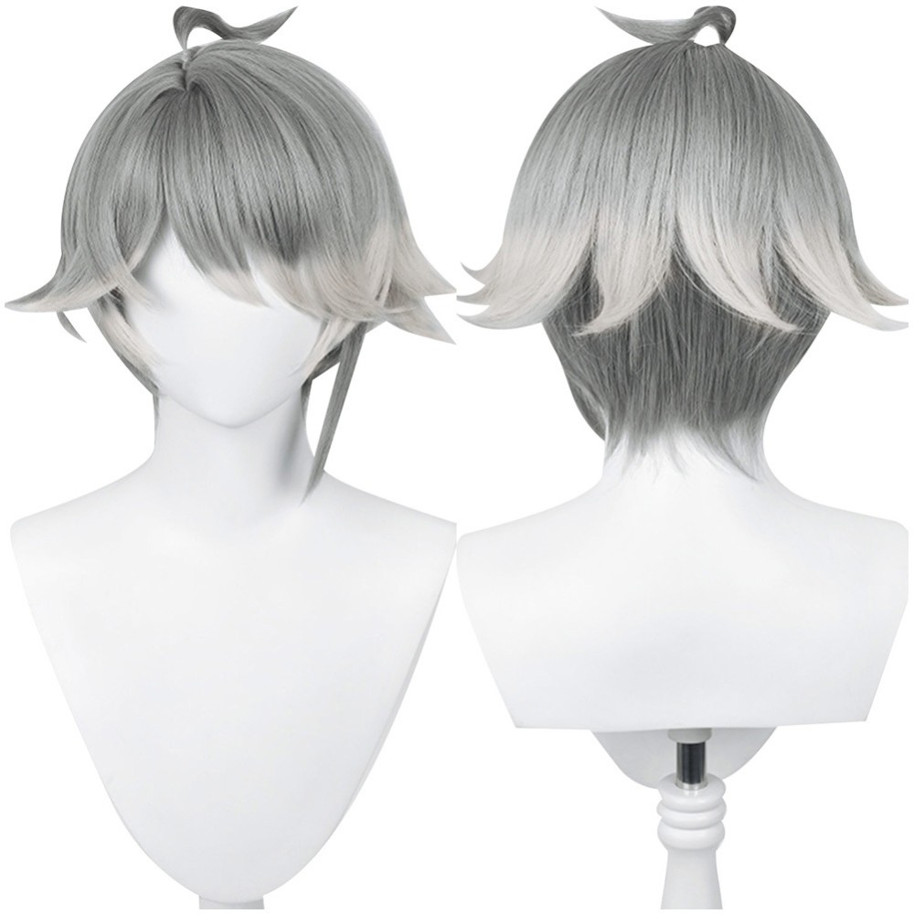 Genshin Impact AlHaitham Wig Hair Party Props Cosplay Costume Halloween Carnival