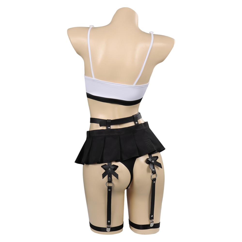 Final Fantasy VII Tifa Lockhart Lingerie Suit Cosplay Costume Halloween Carnival Outfit