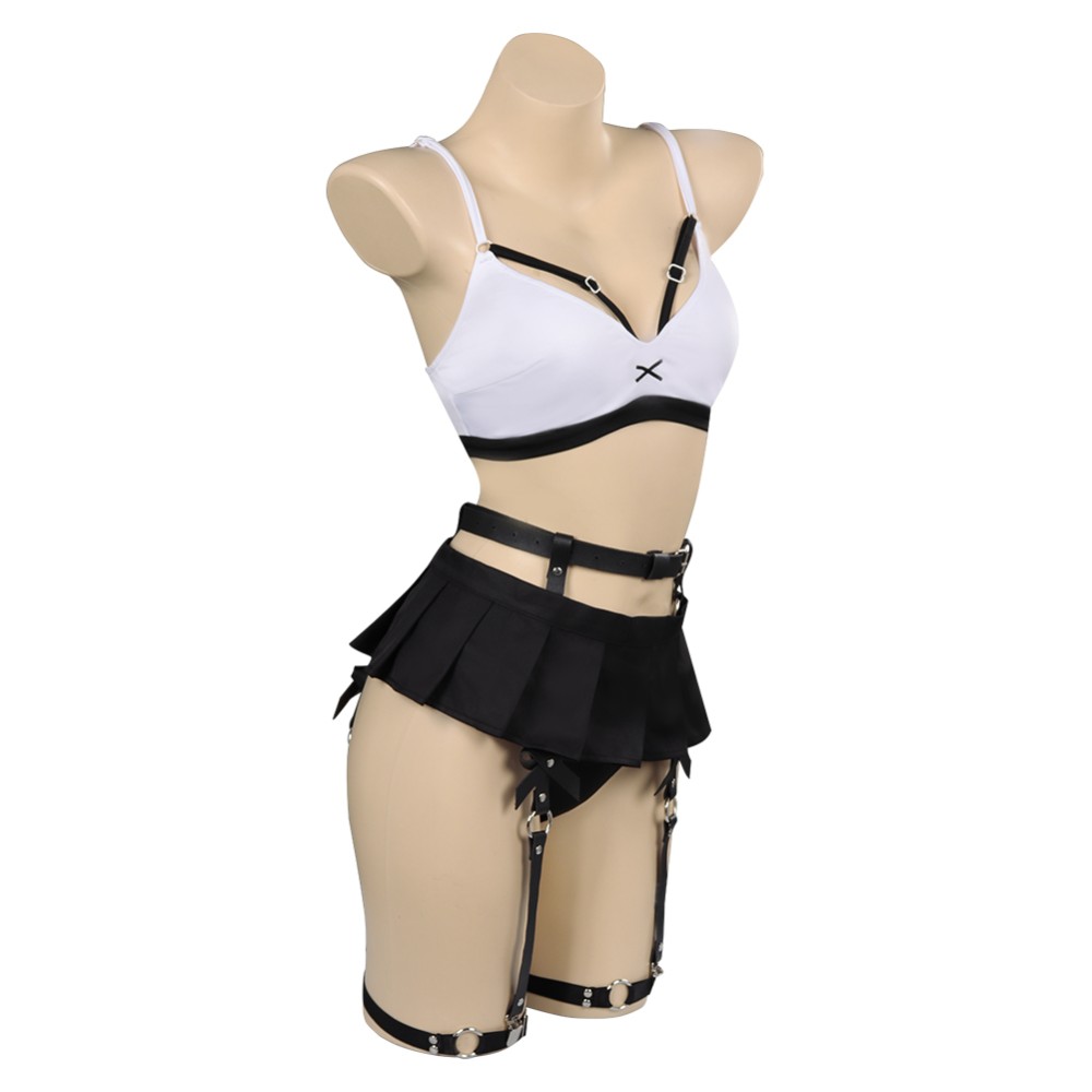 Final Fantasy VII Tifa Lockhart Lingerie Suit Cosplay Costume Halloween Carnival Outfit
