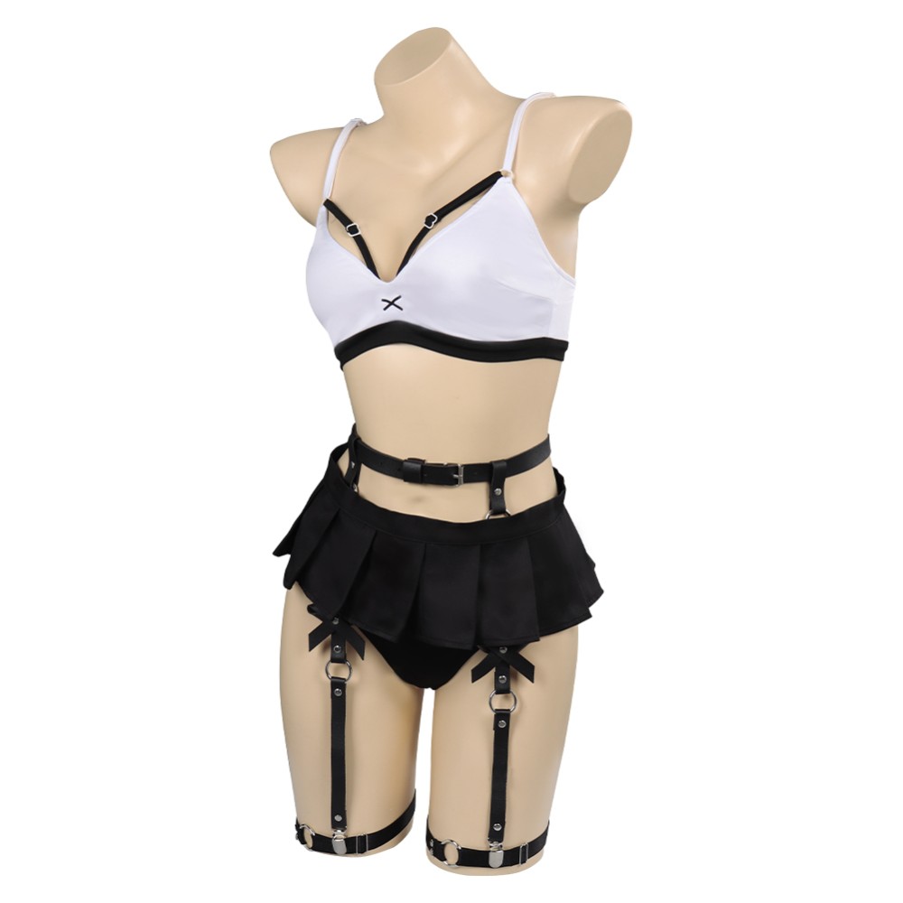 Final Fantasy VII Tifa Lockhart Lingerie Suit Cosplay Costume Halloween Carnival Outfit