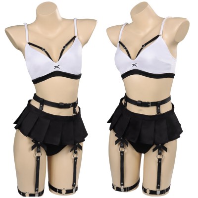 Final Fantasy VII Tifa Lockhart Lingerie Suit Cosplay Costume Halloween Carnival Outfit