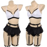 Final Fantasy VII Tifa Lockhart Lingerie Suit Cosplay Costume Halloween Carnival Outfit