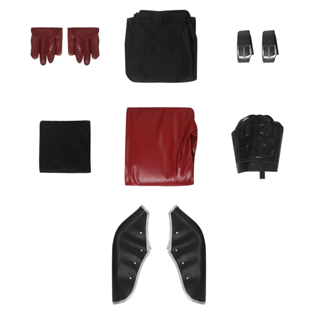 Final Fantasy VII Reunion Crisis Core - Genesis·Rhapsodos Suit Cosplay Costume Halloween Carnival Outfit