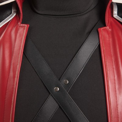 Final Fantasy VII Reunion Crisis Core - Genesis·Rhapsodos Suit Cosplay Costume Halloween Carnival Outfit