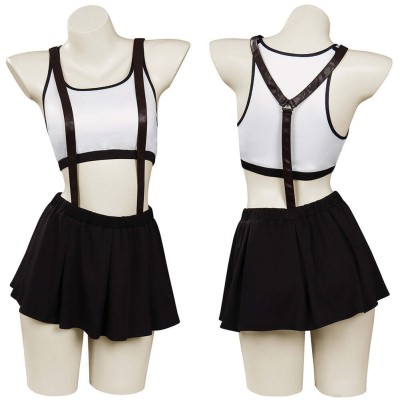 Final Fantasy 7 Tifa Lockhart Swimsuit Festival Party Original Designer UUstyle® Cosplay Costume Halloween Carnival Outfit