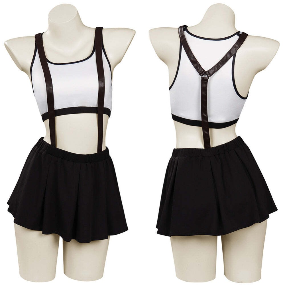 Final Fantasy 7 Tifa Lockhart Swimsuit Festival Party Original Designer UUstyle® Cosplay Costume Halloween Carnival Outfit