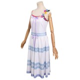 Final Fantasy 7 Crisis Core Aerith Gainsborough Suit Cosplay Costume Halloween Carnival Outfit