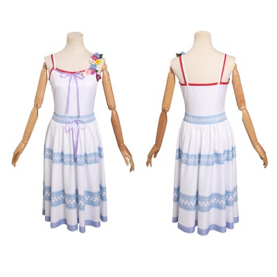 Final Fantasy 7 Crisis Core Aerith Gainsborough Suit Cosplay Costume Halloween Carnival Outfit