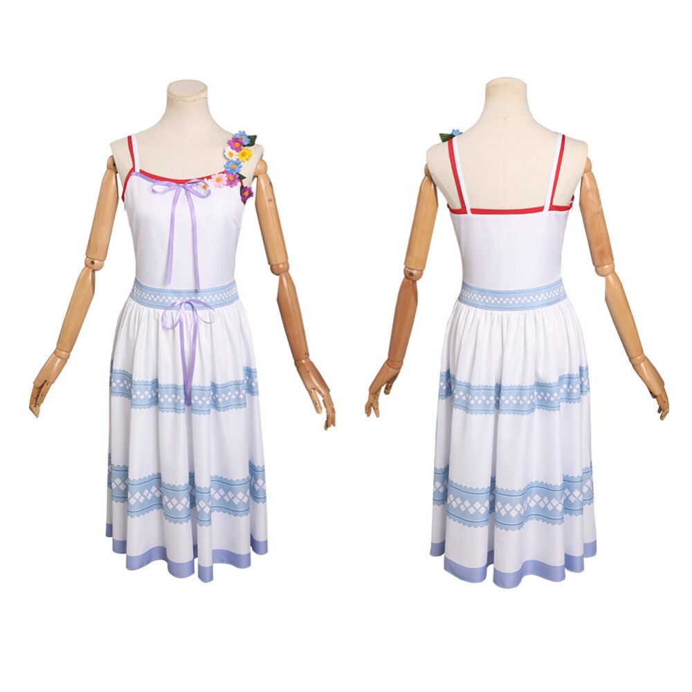 Final Fantasy 7 Crisis Core Aerith Gainsborough Suit Cosplay Costume Halloween Carnival Outfit