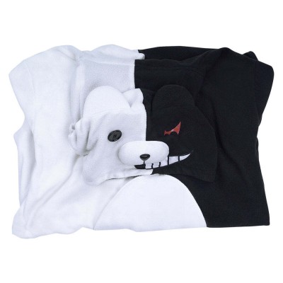 Danganronpa Monokuma Mono Pijamas Festival Party Cosplay Costume Halloween Carnival Outfit