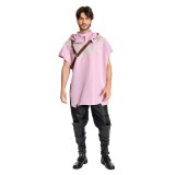 Cal Kestis Pink Cloak Suit Accessories Cosplay Costume Halloween Carnival Outfit