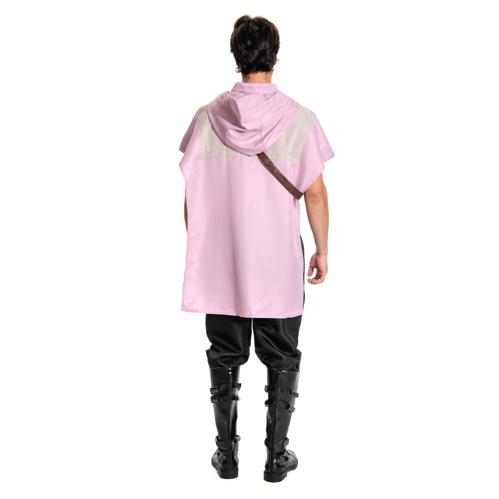 Cal Kestis Pink Cloak Suit Accessories Cosplay Costume Halloween Carnival Outfit