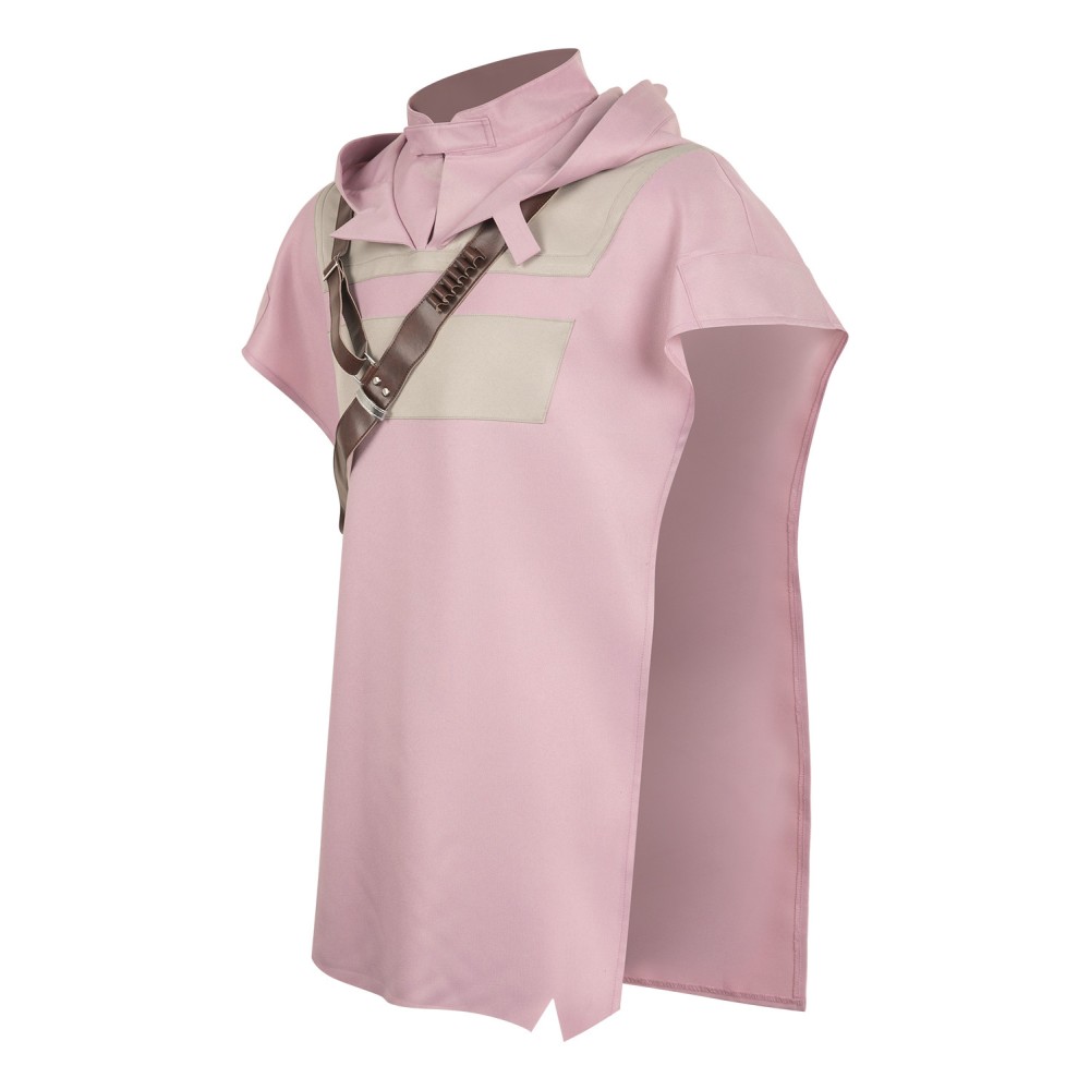 Cal Kestis Pink Cloak Suit Accessories Cosplay Costume Halloween Carnival Outfit