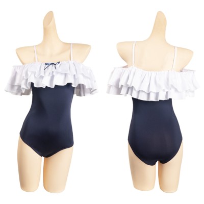 Blue Archive Tsukiyuki Miyako Swimsuit Suit Cosplay Costume Halloween Carnival Outfit
