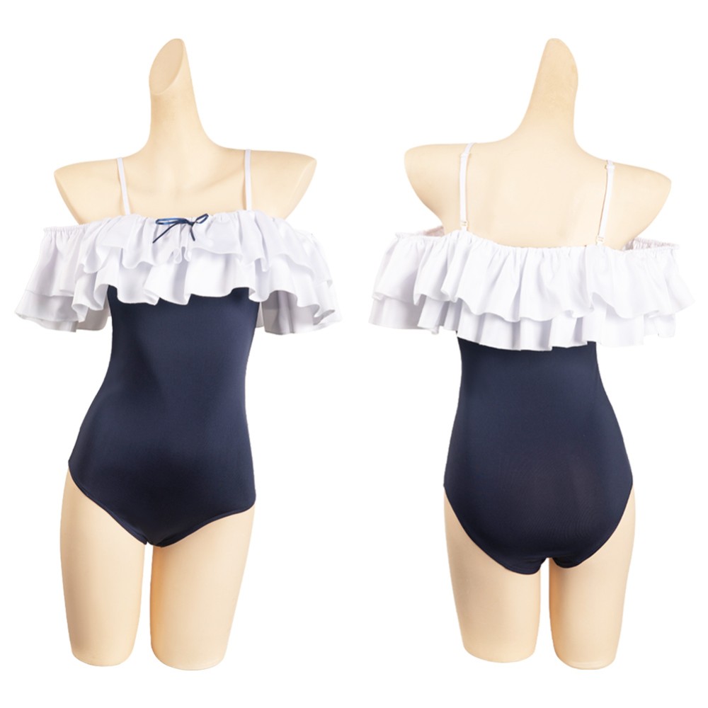 Blue Archive Tsukiyuki Miyako Swimsuit Suit Cosplay Costume Halloween Carnival Outfit