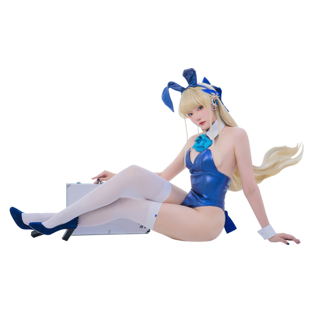 Blue Archive Asuma Toki Bunny Girls Party Suit Cosplay Costume Halloween Carnival Outfit