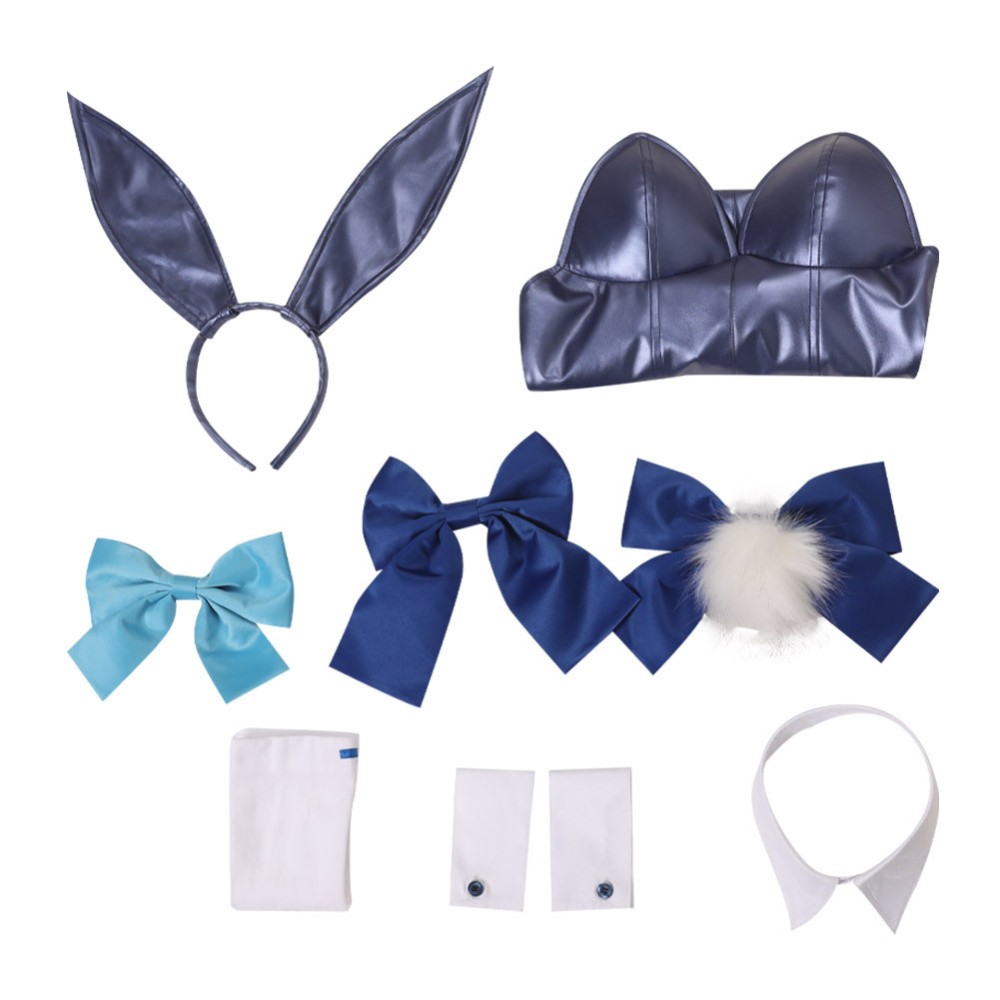 Blue Archive Asuma Toki Bunny Girls Party Suit Cosplay Costume Halloween Carnival Outfit