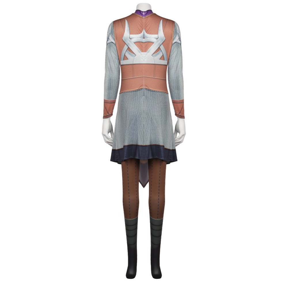 Baldur's Gate 3 Shadowheart Printed Jumpsuit Suit Cosplay Costume Halloween Carnival Outfit