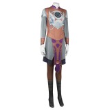 Baldur's Gate 3 Shadowheart Printed Jumpsuit Suit Cosplay Costume Halloween Carnival Outfit