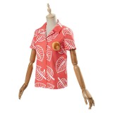 Animal Crossing Isabelle Women Short Sleeve Shirts Top Cosplay Costume Halloween Carnival