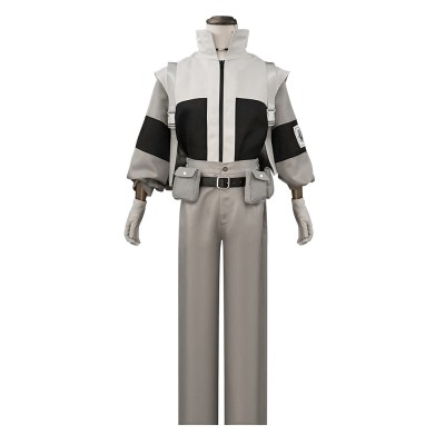 GACHIAKUTA Supporter Gray Uniform Cosplay Costume Halloween Carnival Outfit