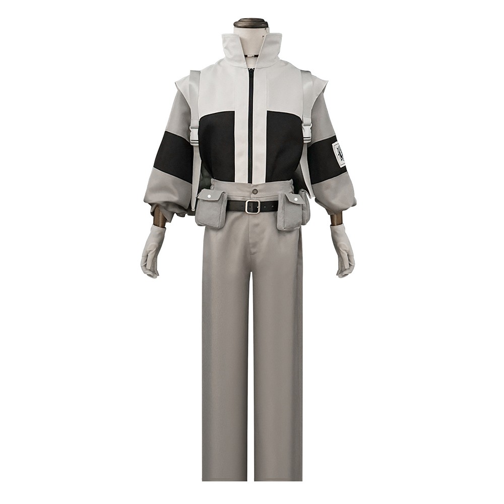 GACHIAKUTA Supporter Gray Uniform Cosplay Costume Halloween Carnival Outfit