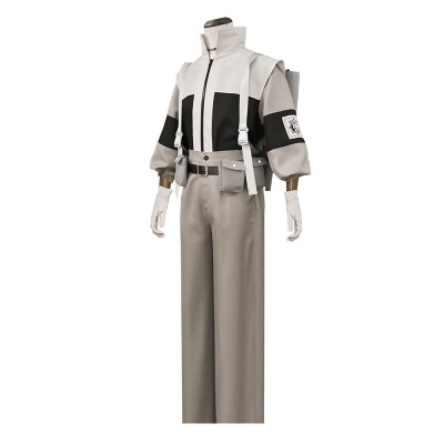 GACHIAKUTA Supporter Gray Uniform Cosplay Costume Halloween Carnival Outfit