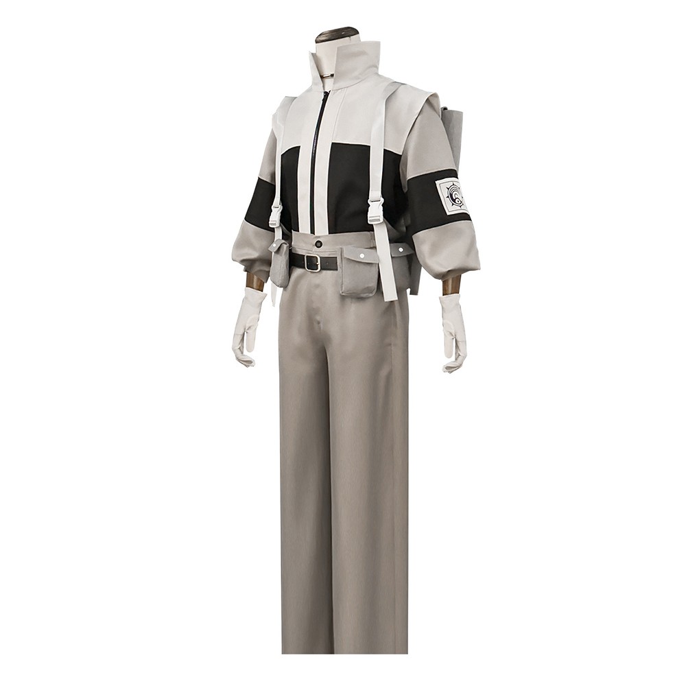 GACHIAKUTA Supporter Gray Uniform Cosplay Costume Halloween Carnival Outfit