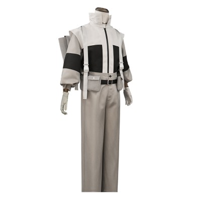 GACHIAKUTA Supporter Gray Uniform Cosplay Costume Halloween Carnival Outfit