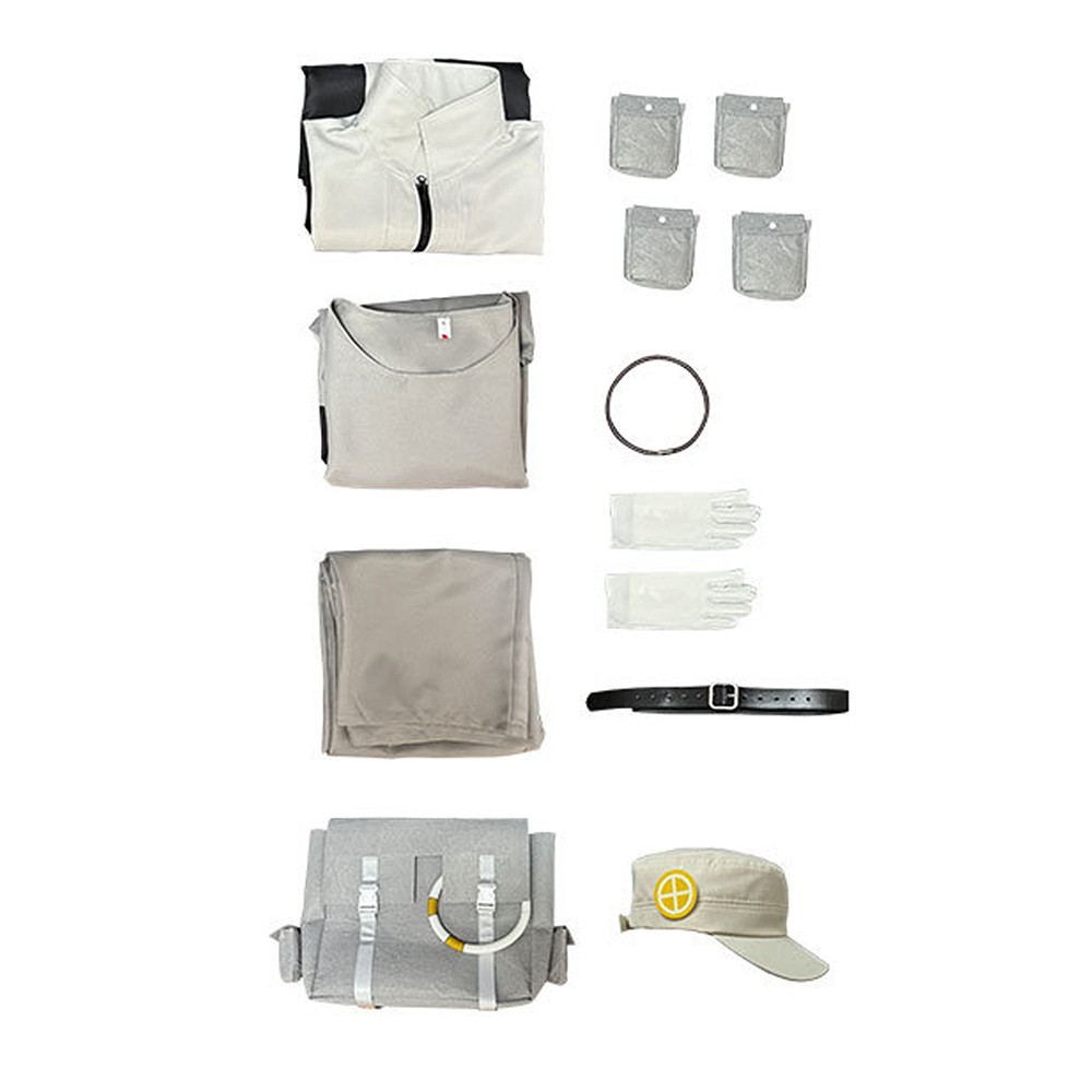 GACHIAKUTA Supporter Gray Uniform Cosplay Costume Halloween Carnival Outfit
