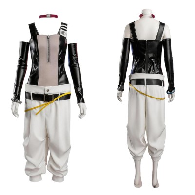 GACHIAKUTA Semiu Grier Women White Cosplay Costume Halloween Carnival Outfit