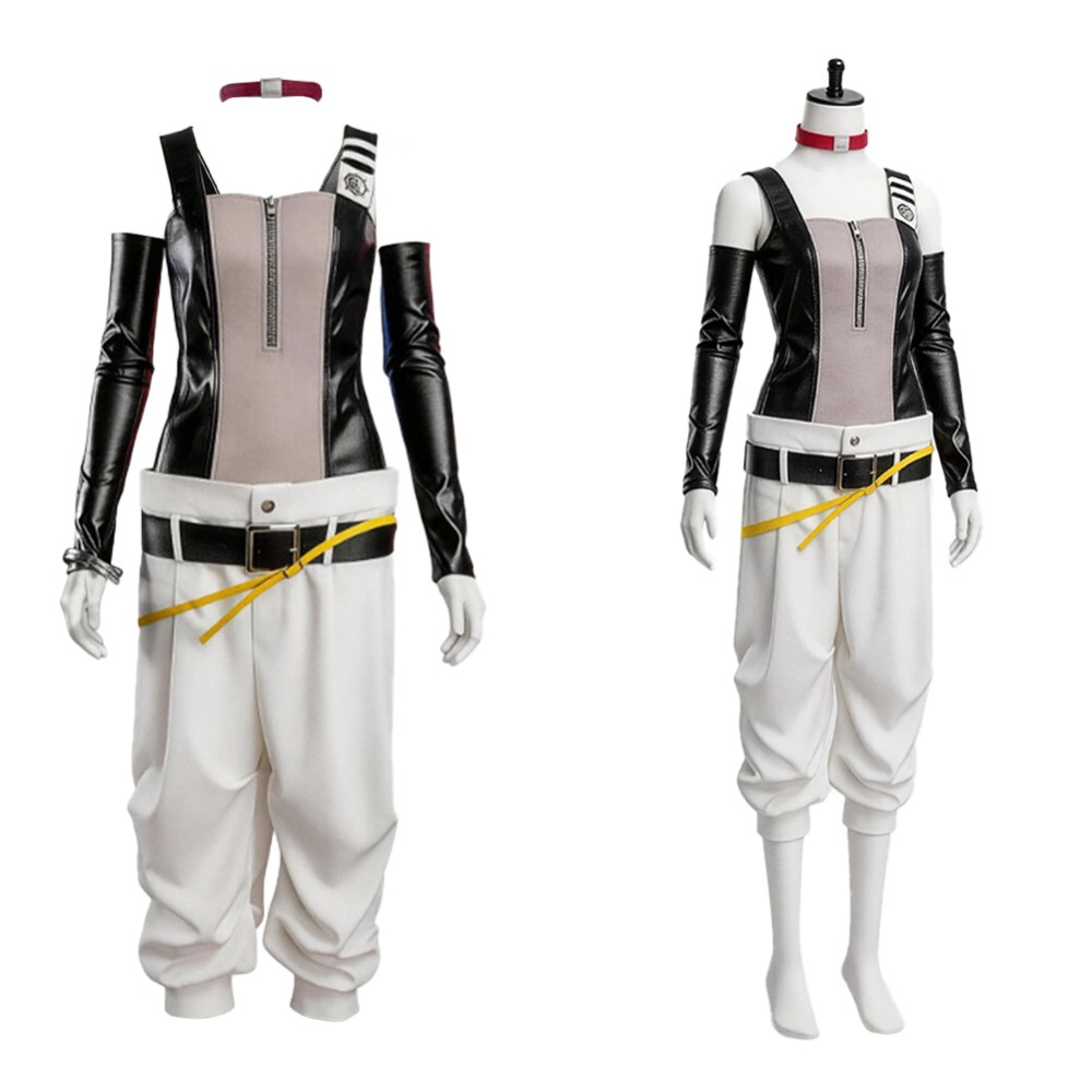 GACHIAKUTA Semiu Grier Women White Cosplay Costume Halloween Carnival Outfit