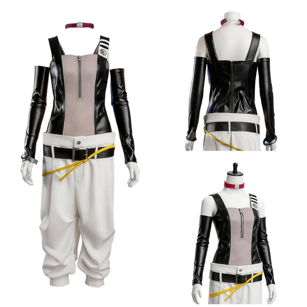 GACHIAKUTA Semiu Grier Women White Cosplay Costume Halloween Carnival Outfit